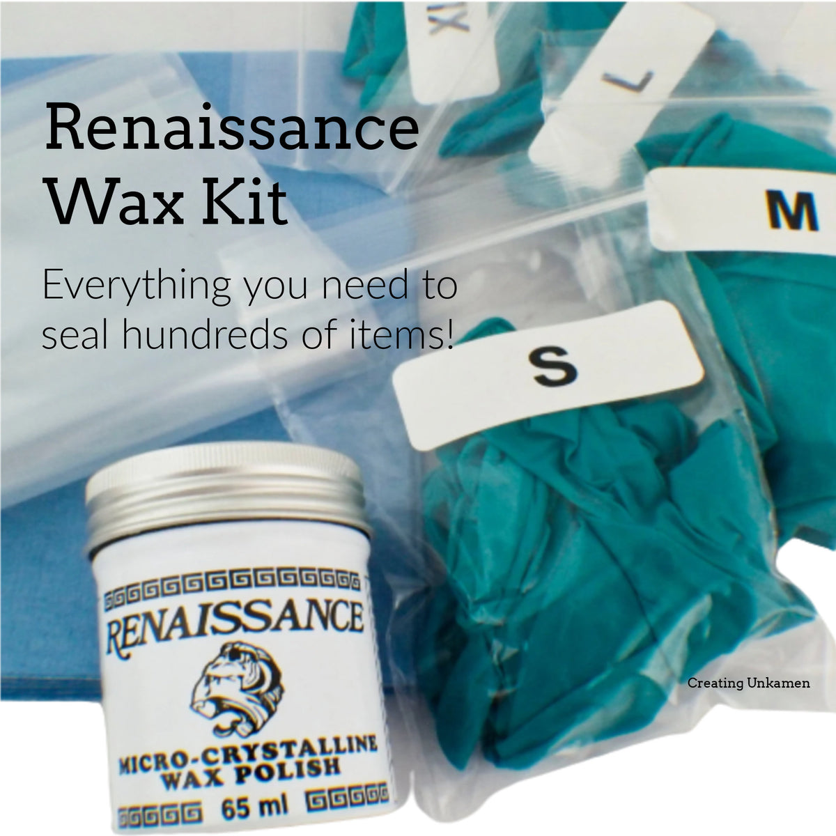 Renaissance Wax Jewelry Sealant or Complete Kit to Protect from Tarnis