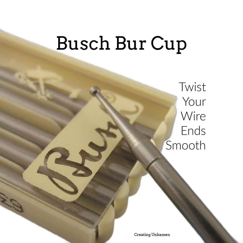 1 Burr Cup - Deburr Ear Wires and More - You Pick Size and Optional Hand Chuck - This is the Best