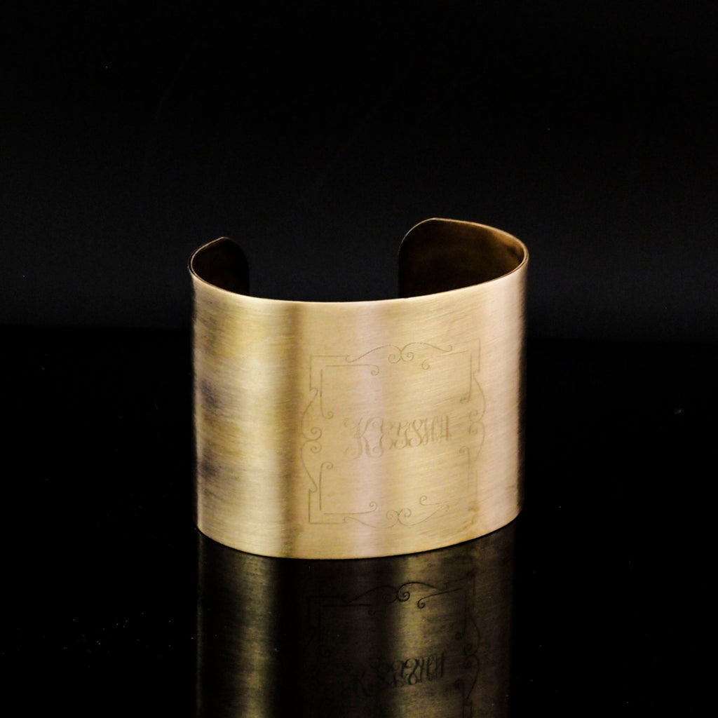 Bangle Cuff Bases in Rich Low Brass - 7 Sizes to Choose From 6.25mm - 75mm