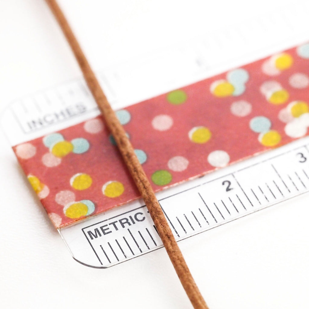 1.5mm Natural Indian Leather Cord - By The Yard