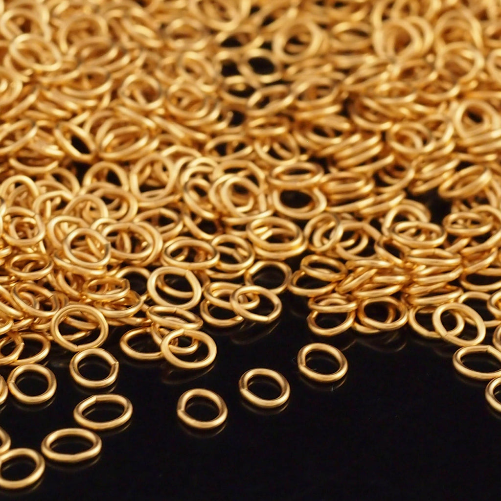 1 - 14kt Solid Gold Oval Jump Ring