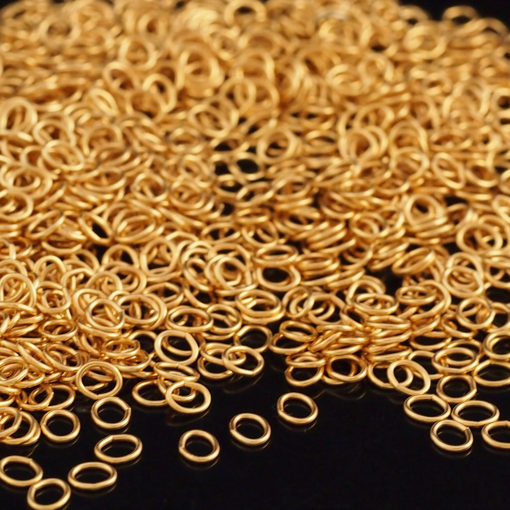 1 - 14kt Solid Gold Oval Jump Ring