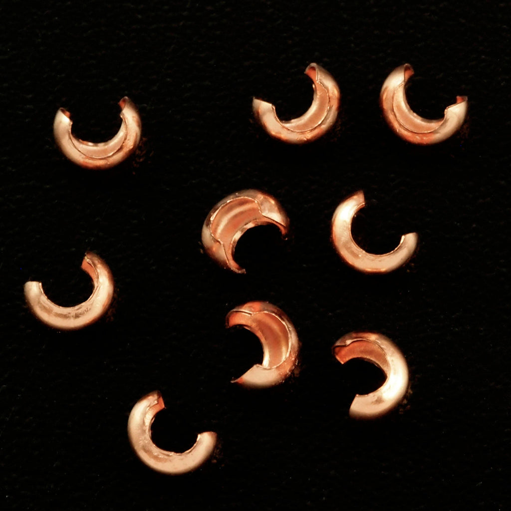 Crimp Covers Solid Copper 50 in 3mm, 4mm, 5mm or Mix - Made in the USA - 100% Guarantee