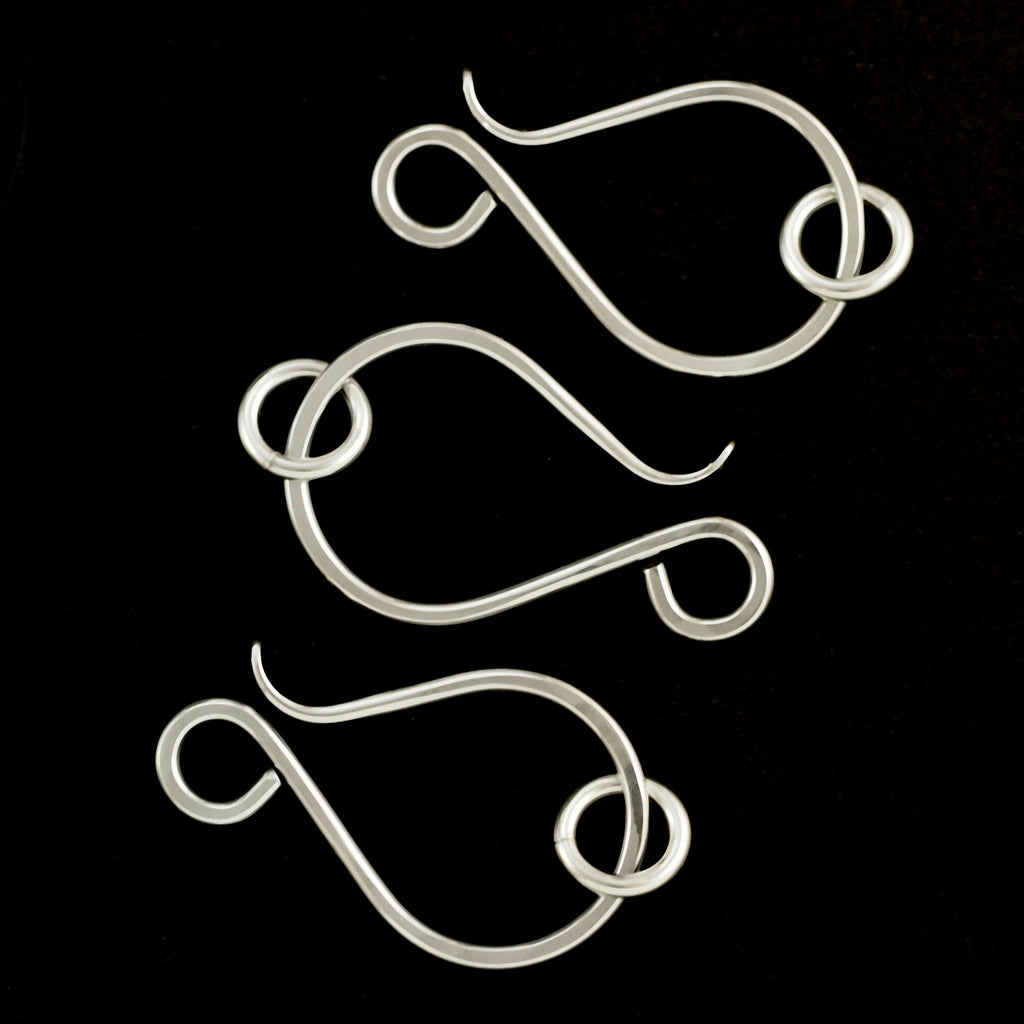 1 Large Clasp 33mm X 19mm - You Pick Titanium, Niobium, Sterling Silver, 14kt Gold Filled