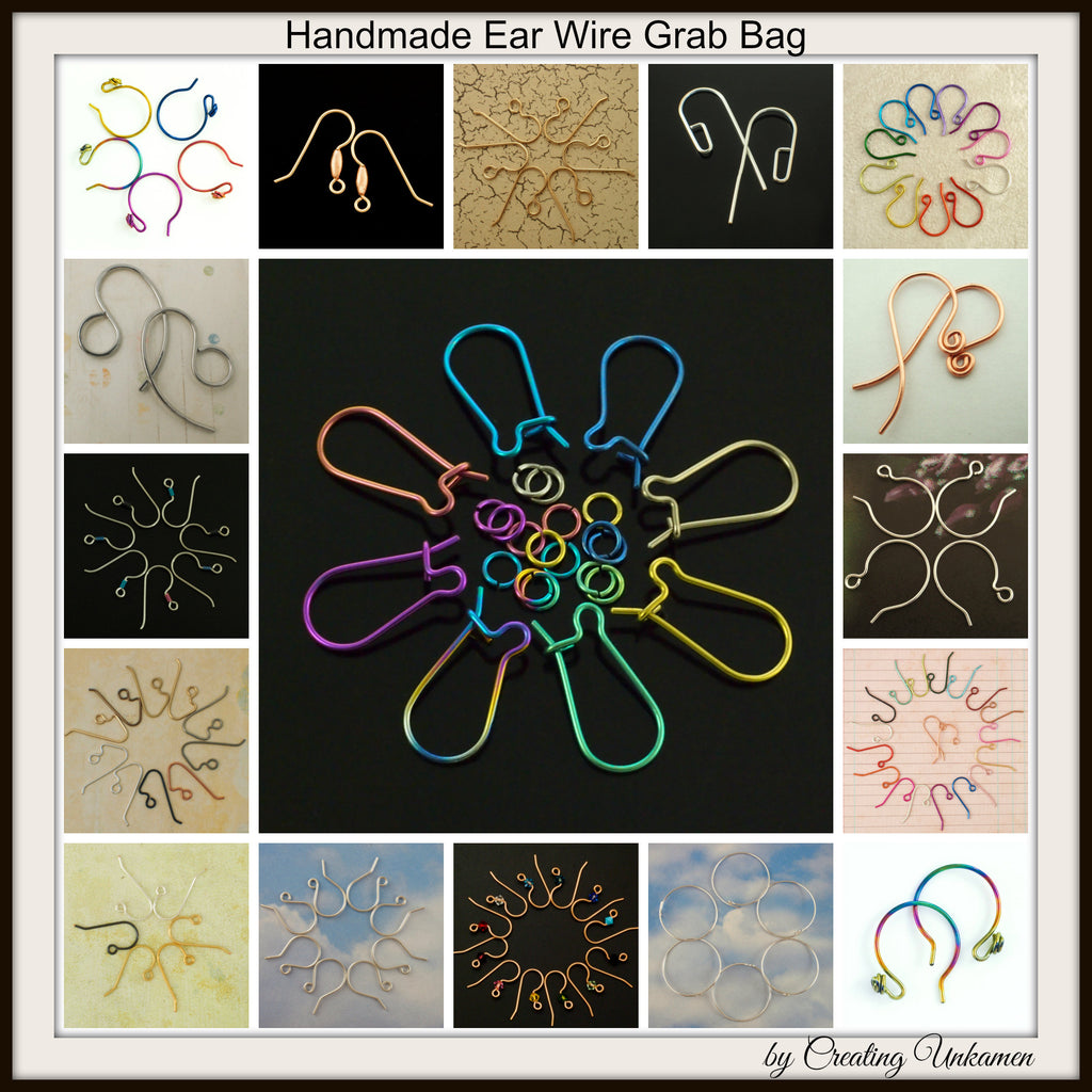 Handmade Ear Wires Grab Bag - 100% Guarantee