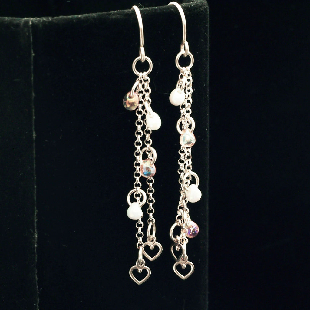 20 Petite Sterling Silver Heart Charms - 100% Guarantee
