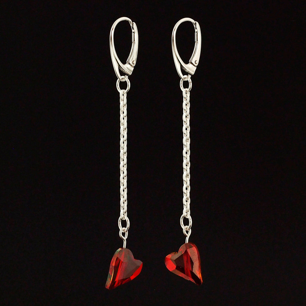 1 Pair Sterling Silver Leverback Ear Wires - Interchangeable