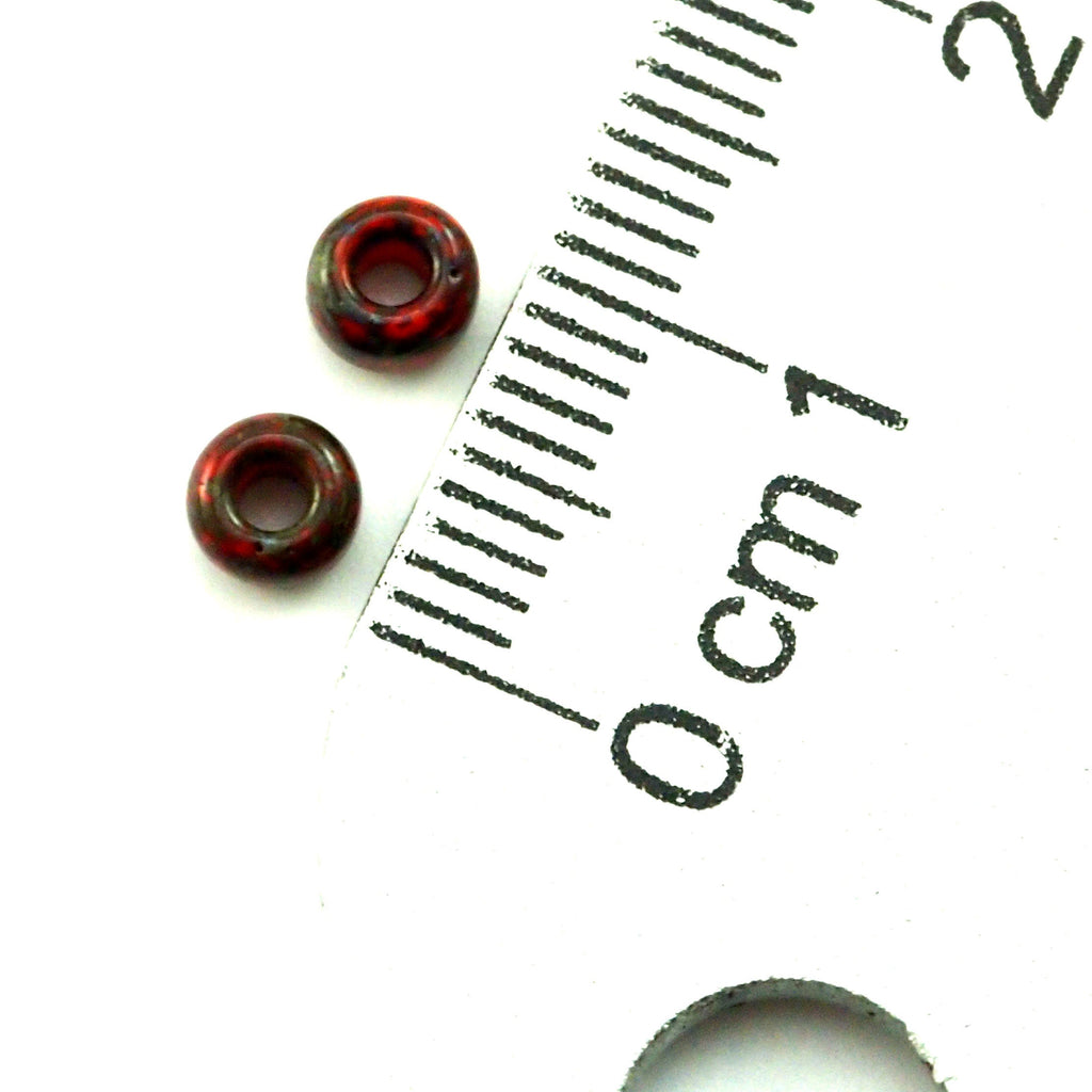 Miyuki 4513 Opaque Red Picasso 6/0, 8/0, 11/0 Seed Beads - 100% Guarantee