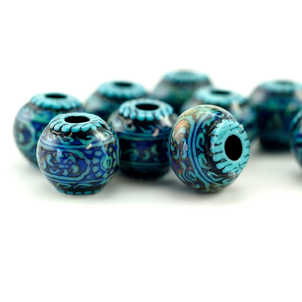 5 Mood Beads - 5 Colorful Choices with Thermo - Sensitive Liquid Crystal - 100% Guarantee Mix and Match