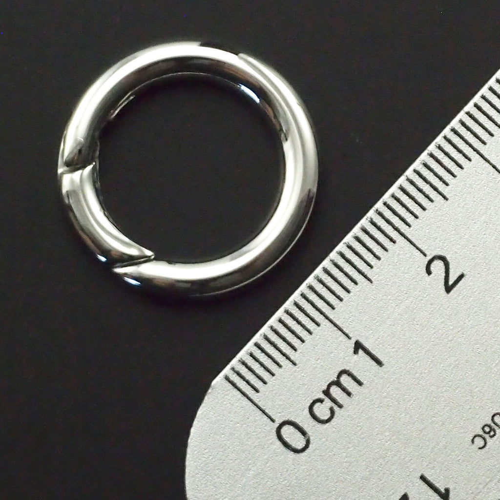 1 Stainless Steel Round Circle Clasp - 20.5mm or 24mm - 100% Guarantee