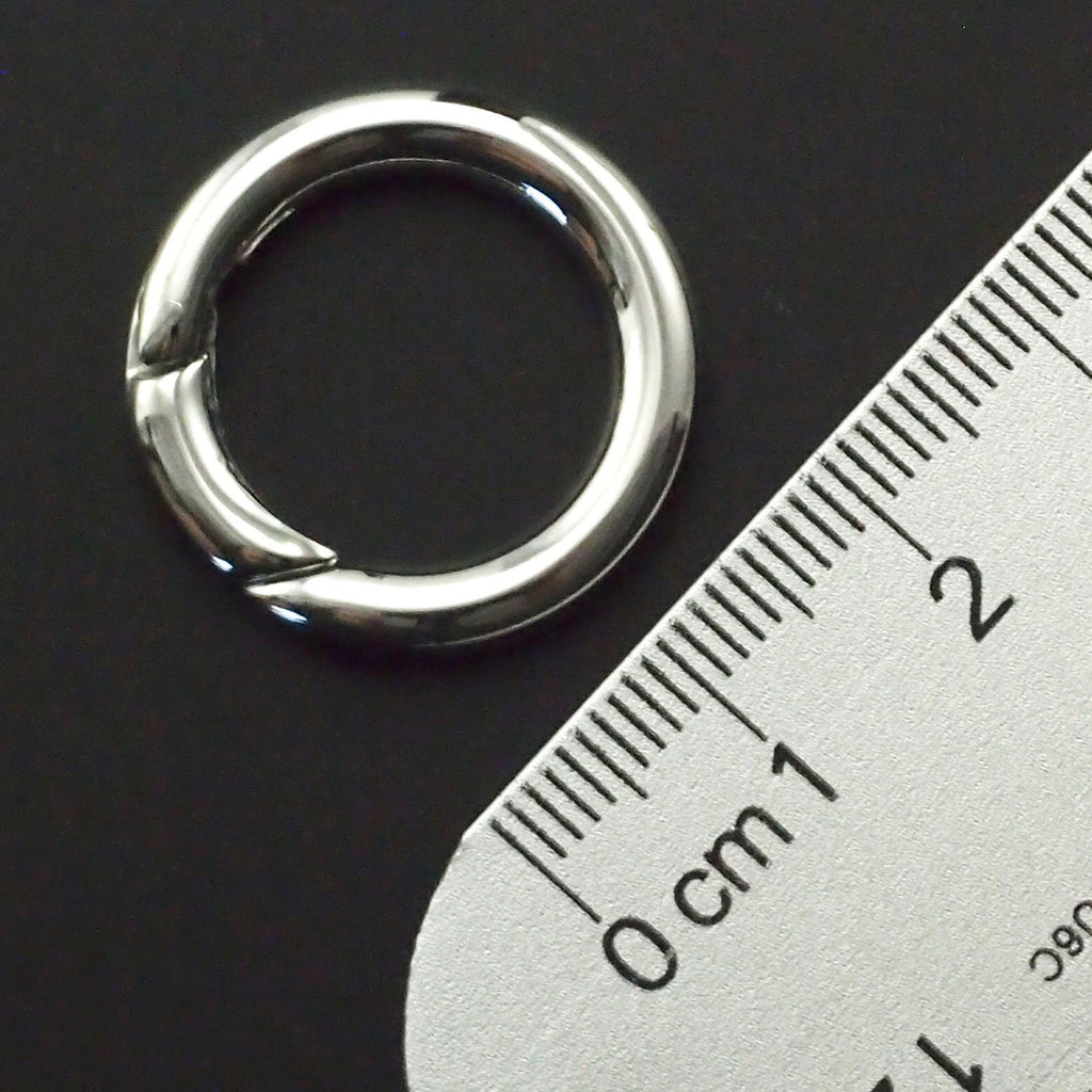 1 Stainless Steel Round Circle Clasp - 20mm or 24mm - 100% Guarantee