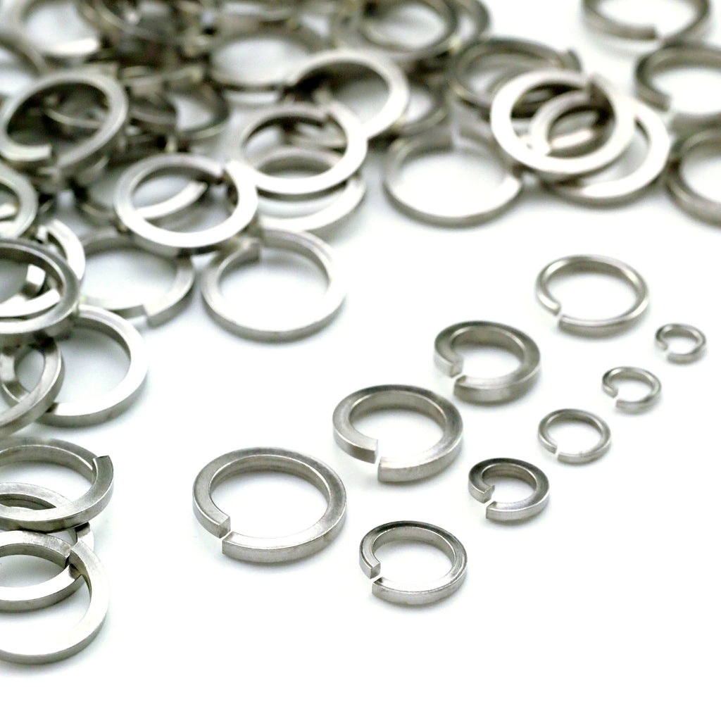 50 - Square Stainless Steel Jump Rings - 9 Sizes in 14 gauge, 16 gauge and 20 gauge - Economical Choice