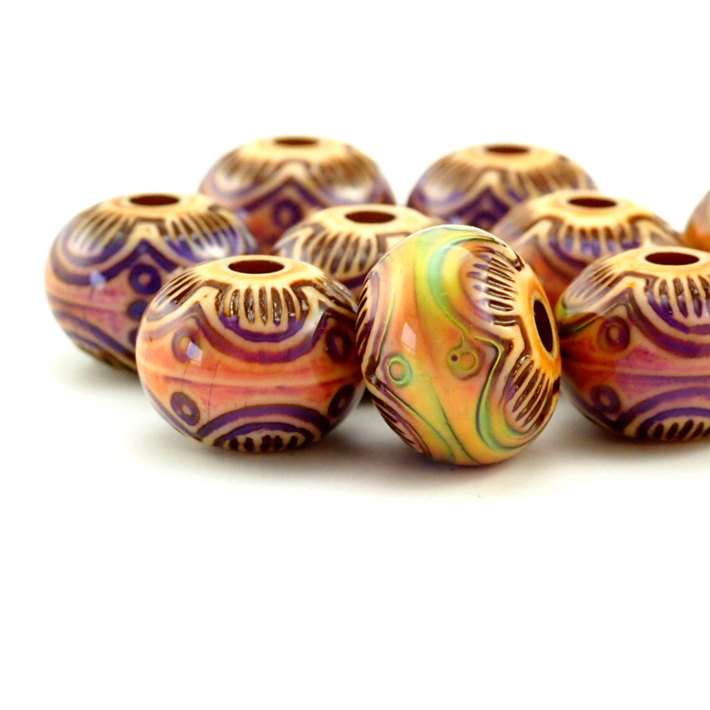 5 Mood Beads - 5 Colorful Choices with Thermo - Sensitive Liquid Crystal - 100% Guarantee Mix and Match