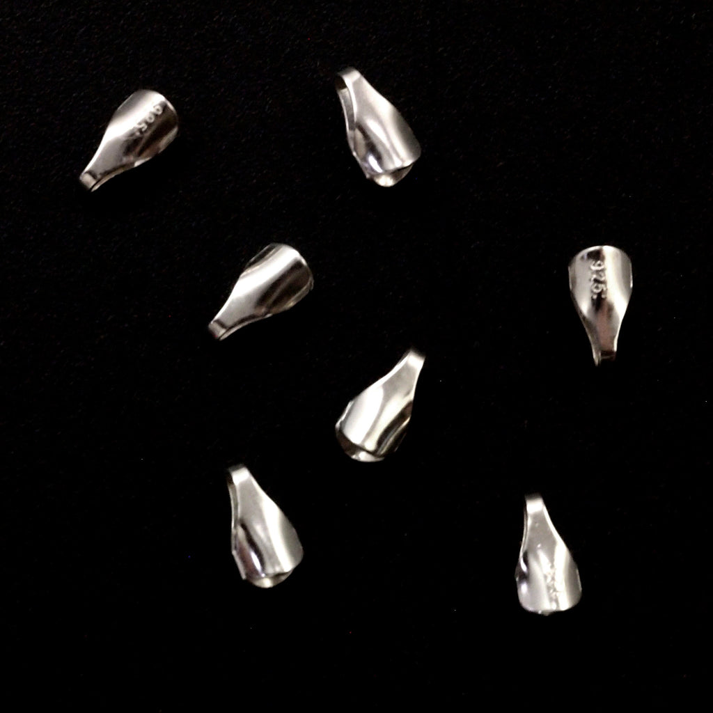 Sterling Silver Cord Ends - 2mm, 2.5mm, 3mm, 4mm - Made in the USA