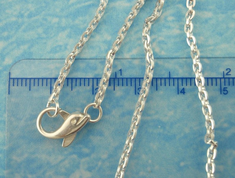 Sterling Silver Chain - 2.2mm Square Wire Cable Chain - You Pick Length - Finished or Unfinished with Clasp Options