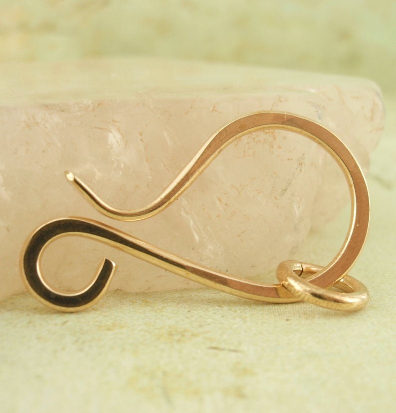 1 Large Clasp 33mm X 19mm - You Pick Titanium, Niobium, Sterling Silver, 14kt Gold Filled