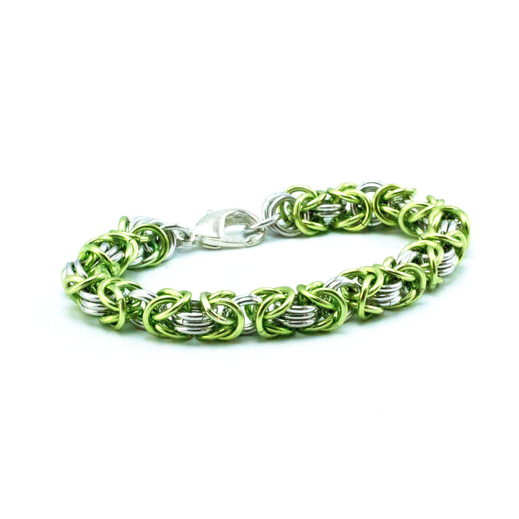 Three Connector Byzantine Chainmaille Bracelet - Kit or Ready Made