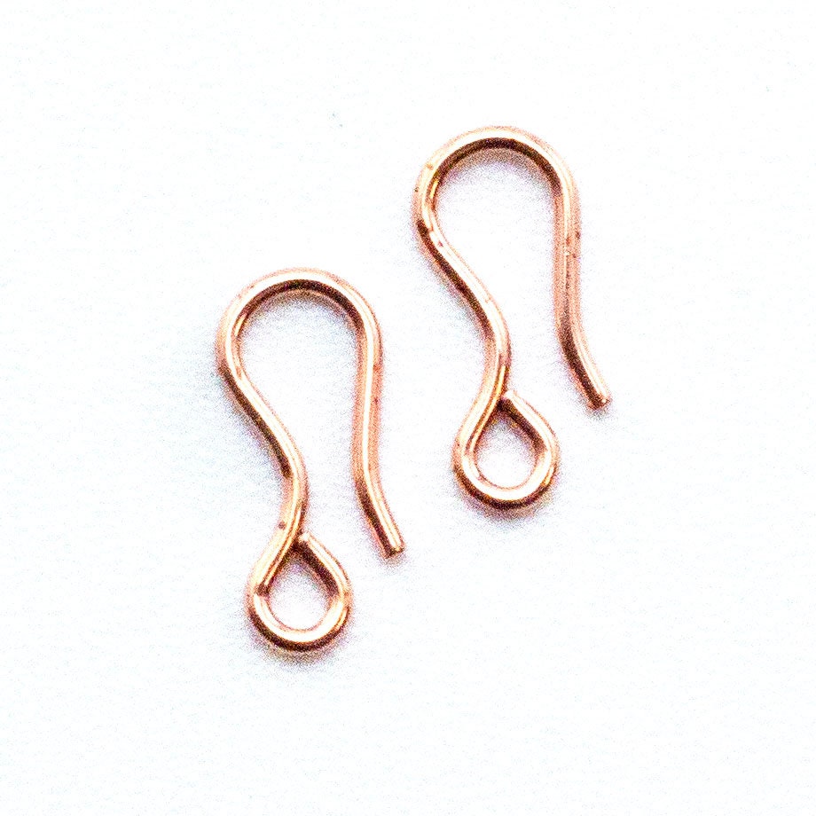 10 Super Simple Copper Clasps - 13mm X 5.5mm - 100% Guarantee