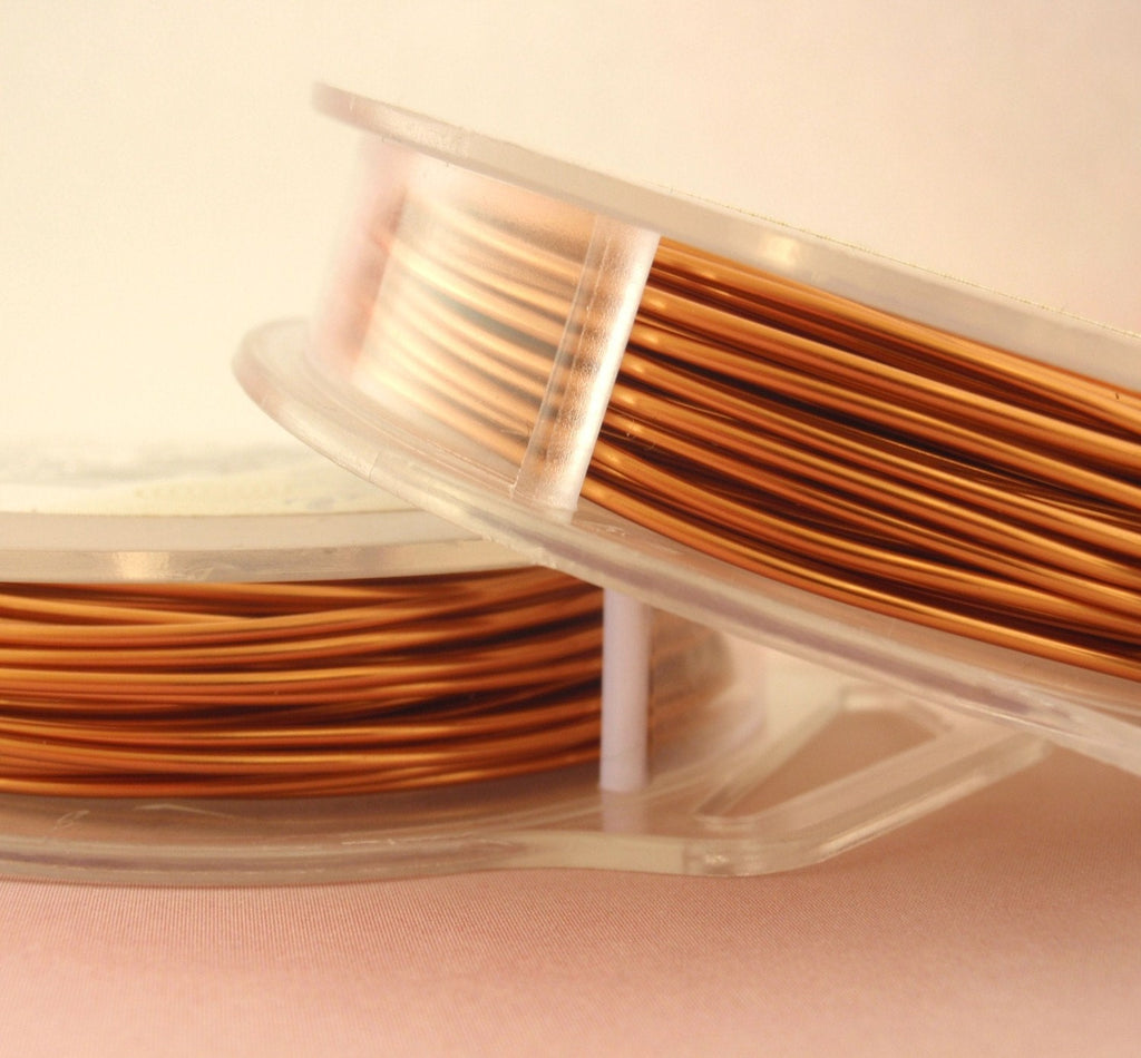 Non Tarnish Copper Artistic Wire - Permanently Colored - You Pick Gauge 10, 12, 14, 16, 18, 20, 22, 24, 26, 28, 30, 32, 34 – 100% Guarantee