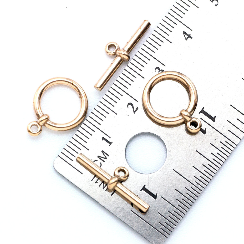 1 Solid Bronze Toggle Clasp - Made in the USA - 100% Guarantee