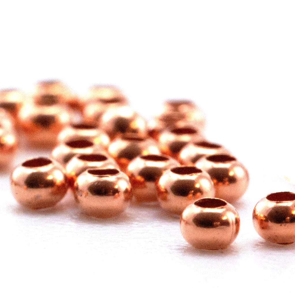 Copper Rondelle Beads - Ready to Patina or Seal - 2.4mm, 3.2mm, 4mm or 4.8mm
