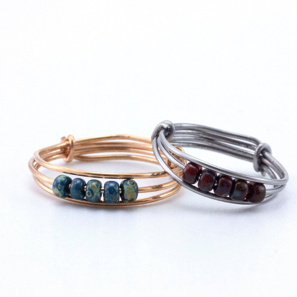 Easy Rings Kit - Finger Rings - Fast and Easy - Enough Supplies to Make 50 Rings of This One Style - Perfect for Beginners