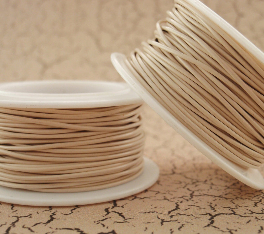 Antique White Enameled Coated Copper Wire 20, 22, 28, 32 gauge