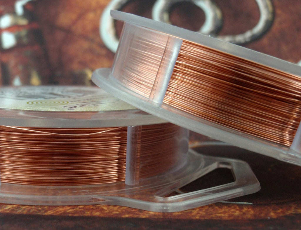 Bare Copper Artistic Wire - Solid Metal - You Pick Gauge 10, 12, 14, 16, 18, 20, 22, 24, 26, 28, 30, 32, 34 – 100% Guarantee