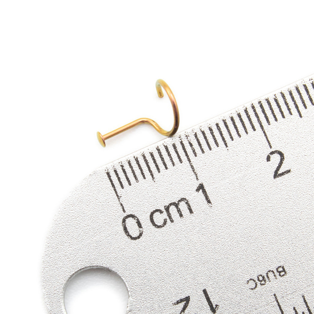 iDot Nose Stud in Niobium - Screw Shaped - Hypo Allergenic