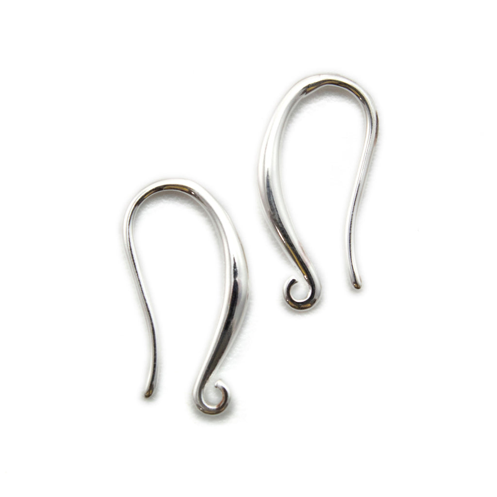 Harp Ear Wires in Silver and Gold Plate