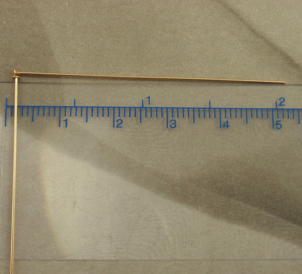 50 Solid Bronze Stunning Flat Head Pins in 21 or 23 gauge - Raw or Oxidized - Made in the USA