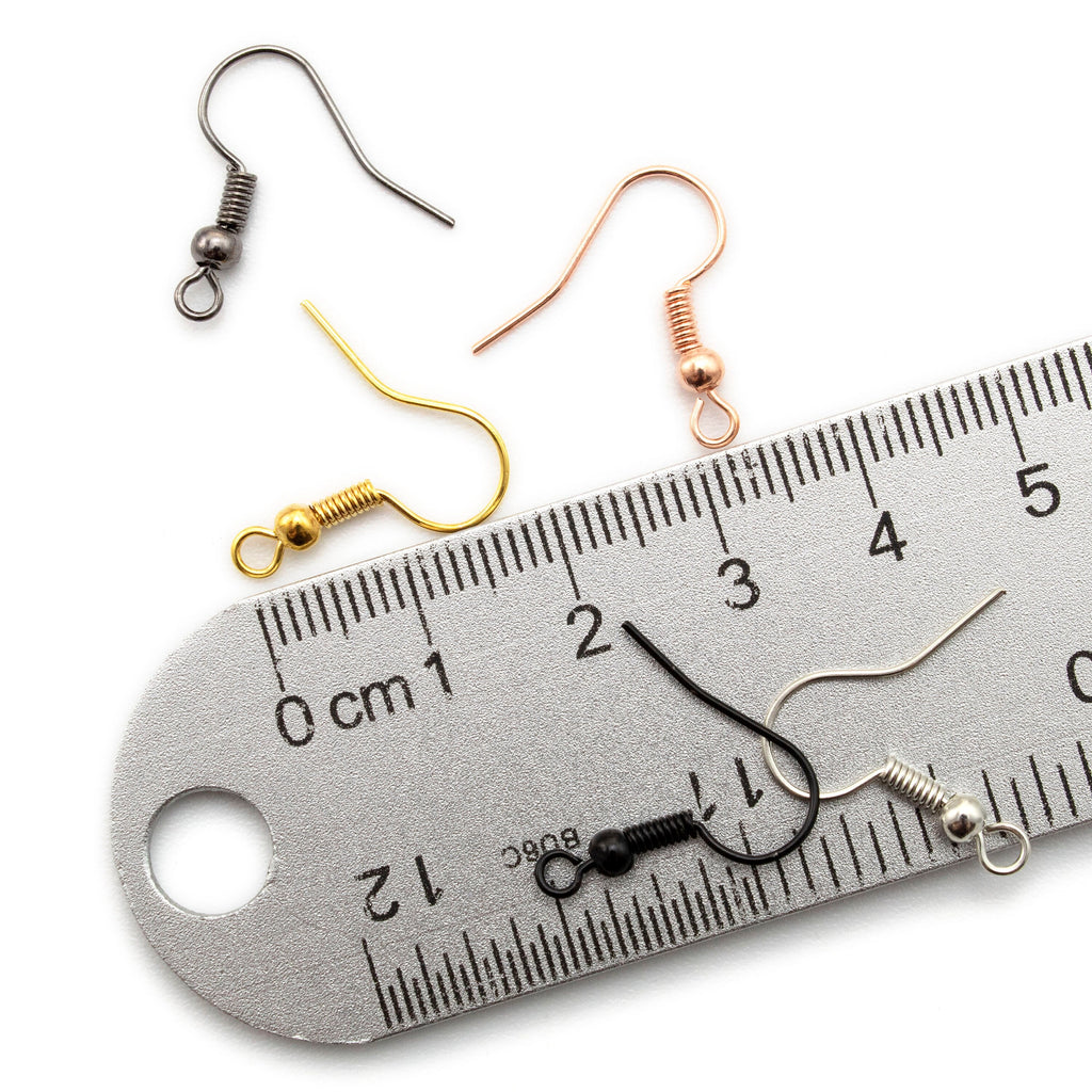 Half Price Sale 12 pairs Ear Wires - Special Purchase - Color Mix Bead and Coil - 100% Guarantee