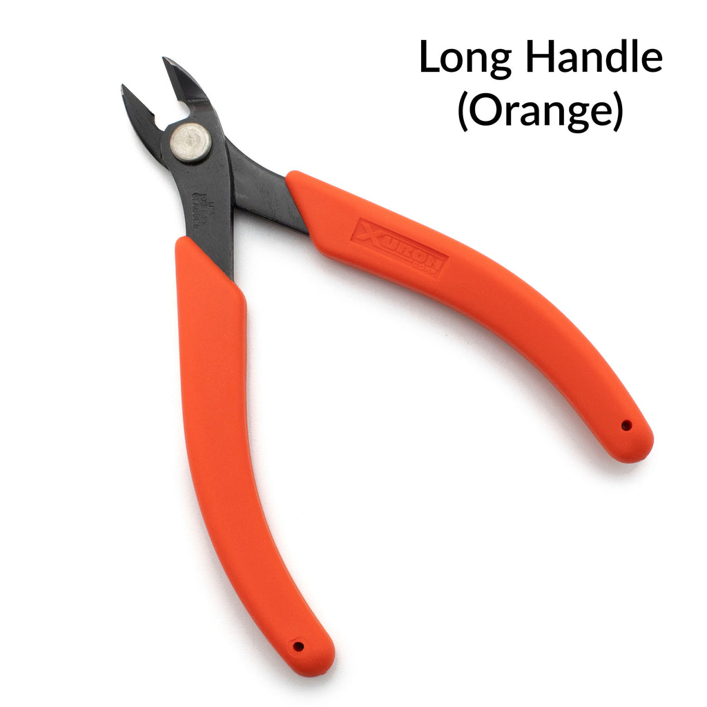 Xuron Maxi Shear Flush Wire Cutters 2175 Our Economical Pick for Nipping Tight Spots - Free Wire Sample Included - Made in the USA