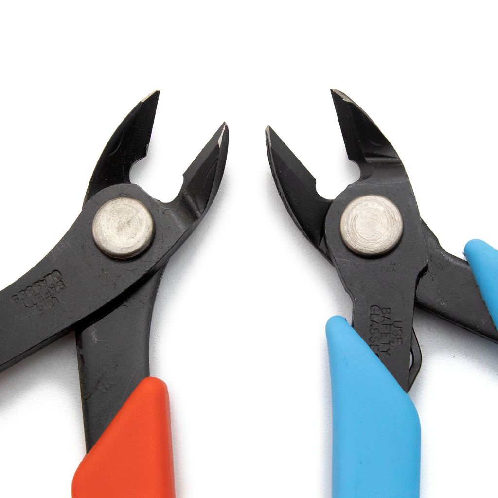 Xuron Maxi Shear Flush Wire Cutters 2175 Our Economical Pick for Nipping Tight Spots - Free Wire Sample Included - Made in the USA
