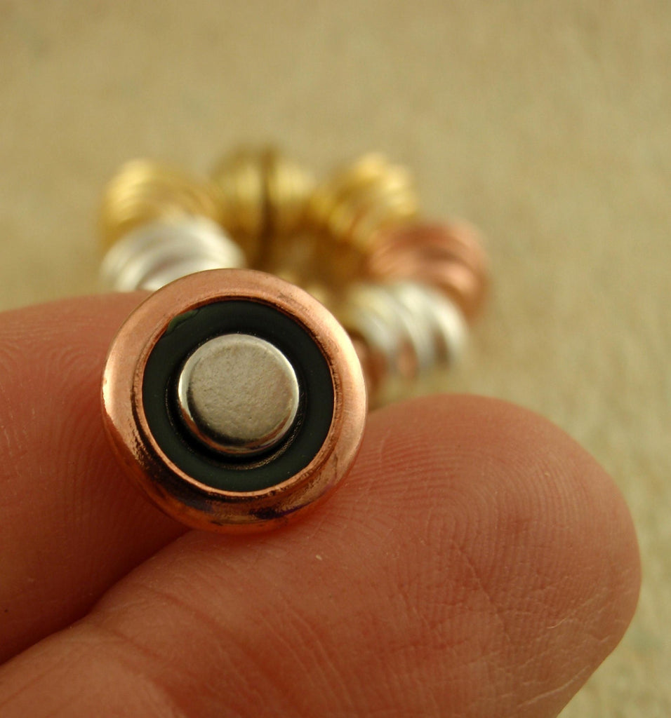 1 Deluxe Magnetic Clasp - Super Strong, NO Glue, Made in the USA - These Are The Best - 8mm X 12mm