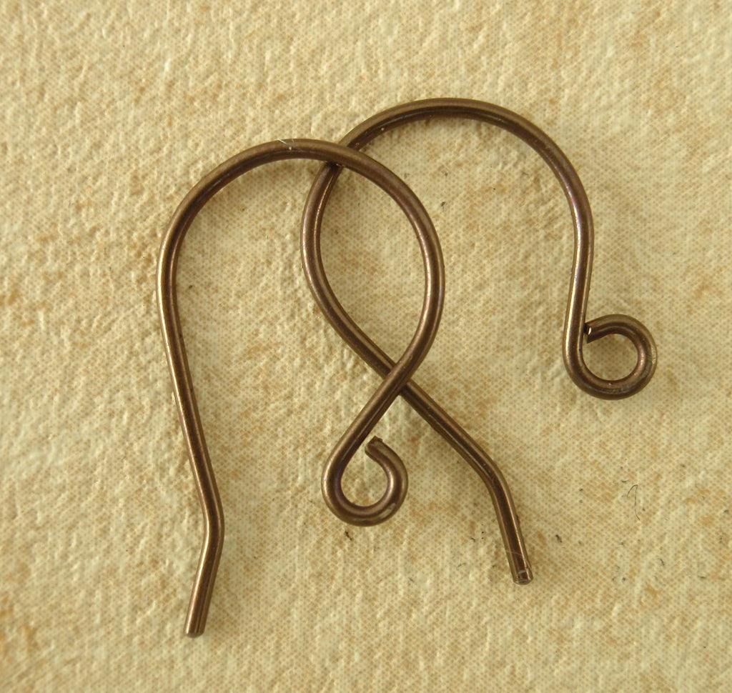 1, 3, or 5 Pairs Stylish 20 gauge Colorful Niobium Ear Wires Handmade Hypoallergenic