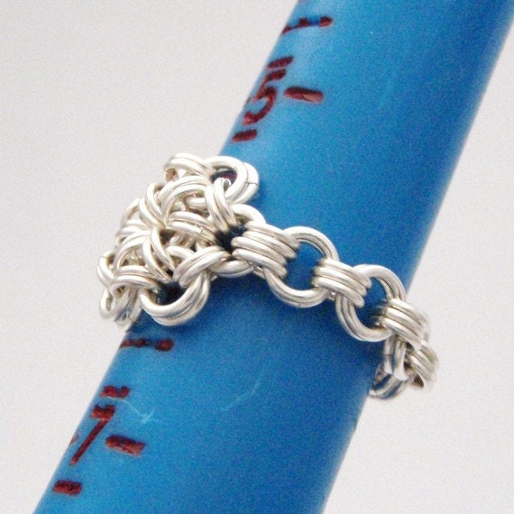Chainmaille Kit Japanese 12 into 2 Ring in Sterling Silver, Argentium Sterling Silver or 14kt Gold Filled