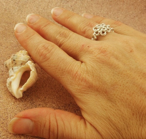 Chainmaille Kit Japanese 12 into 2 Ring in Sterling Silver, Argentium Sterling Silver or 14kt Gold Filled