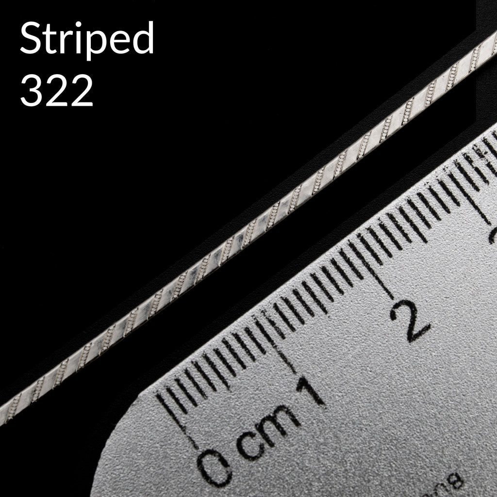 Sterling Silver Square Pattern Wire - By the Inch, Dead Soft