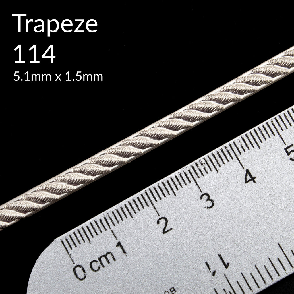 Sterling Silver Pattern Wire - Dead Soft, By the Inch