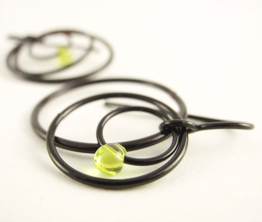 Transparent Chartreuse Drop Glass Beads Miyuki 4mm X 3mm