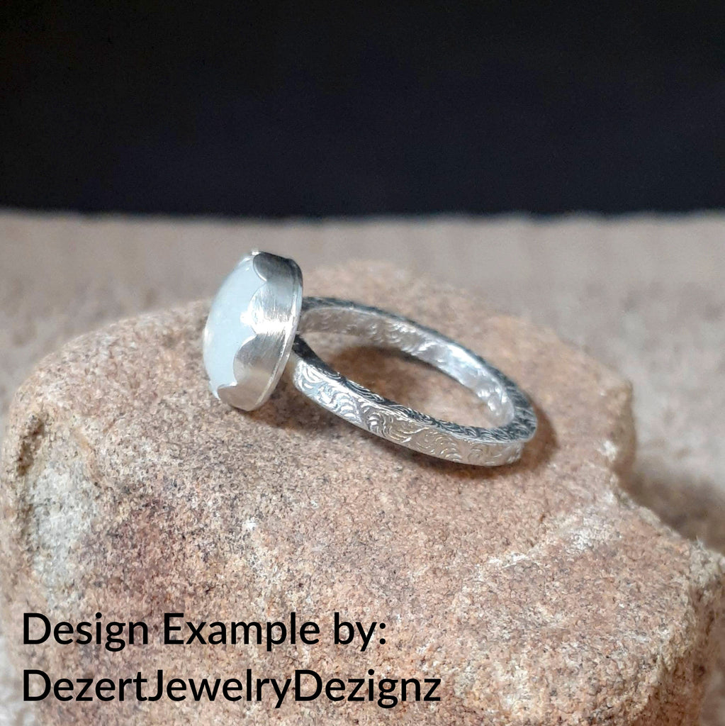 Sterling Silver Square Pattern Wire - By the Inch, Dead Soft