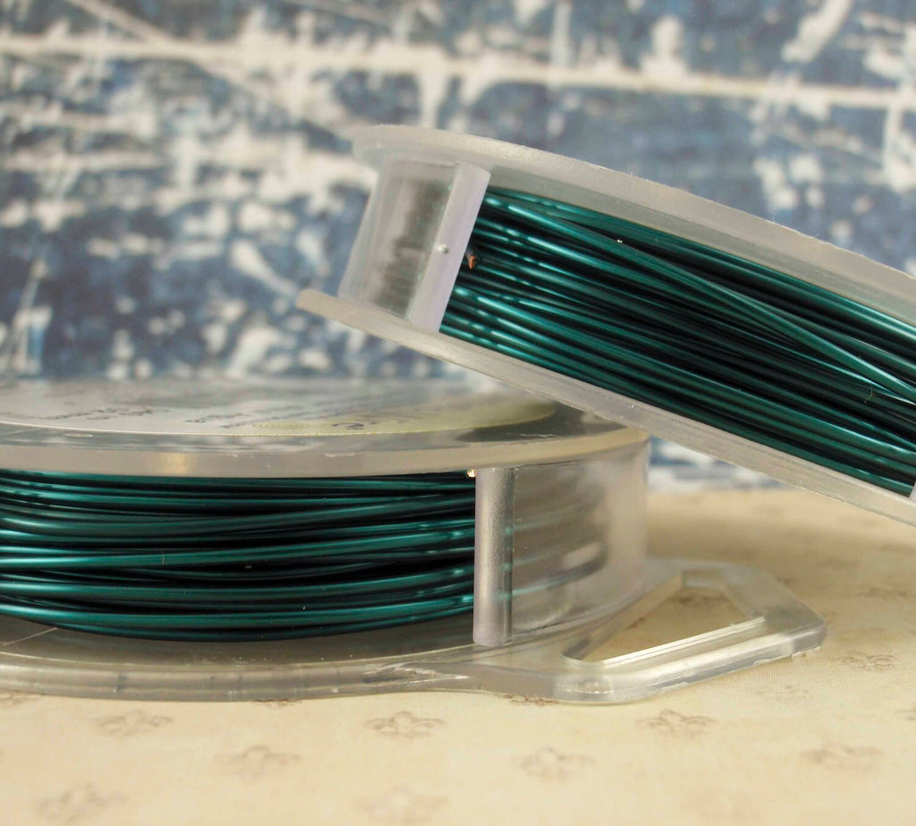 Aqua Artistic Wire - Permanently Colored - You Pick Gauge 18, 20, 22, 24 – 100% Guarantee