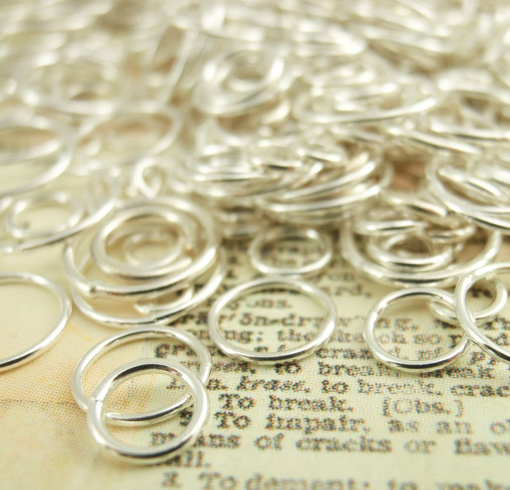 Argentium Sterling Silver Soldered Closed Jump Rings - Great Catch Rings - 100% Guarantee