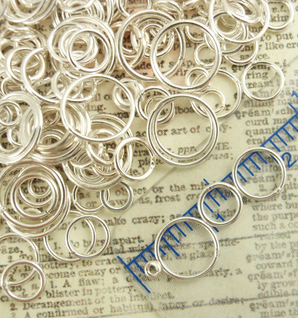 Sterling Silver Soldered Closed Jump Rings - Great Catch Rings - 100% Guarantee