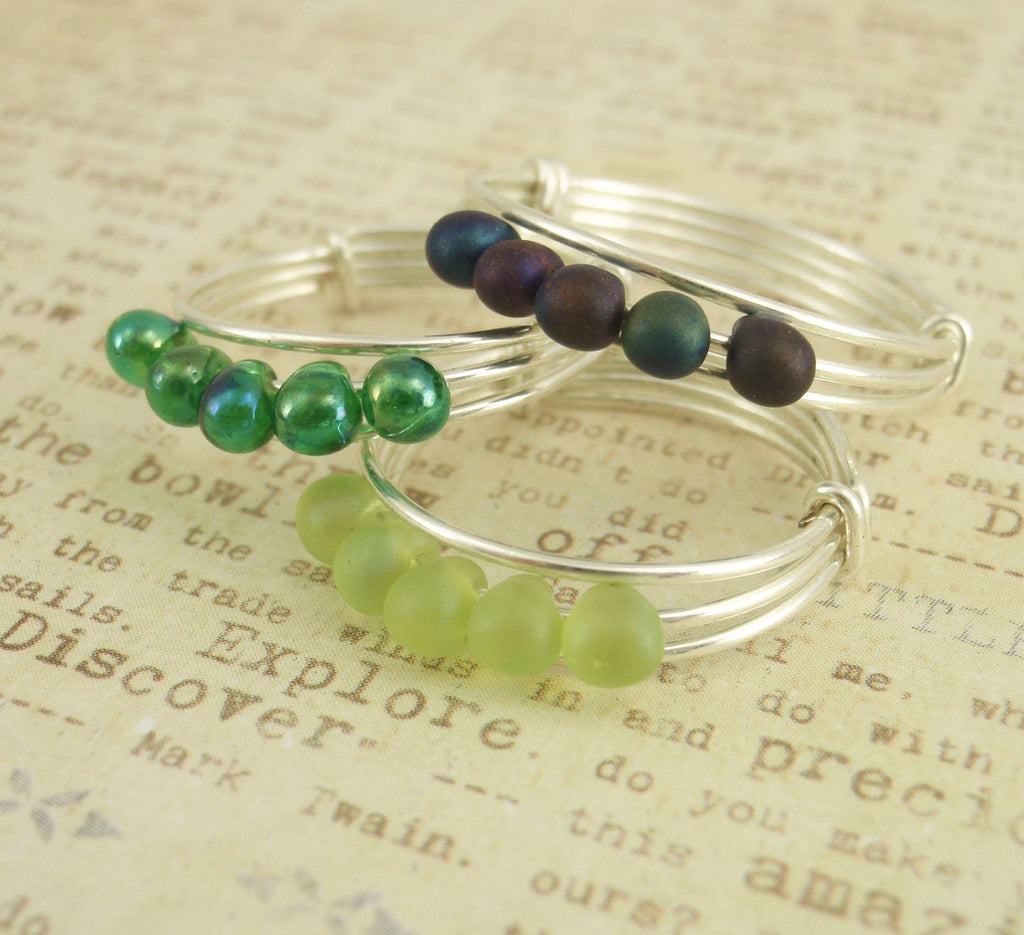 Matte Chartreuse AB Drop Glass Miyuki Beads - Perfect for Shaggy Earrings, Rings, Necklaces
