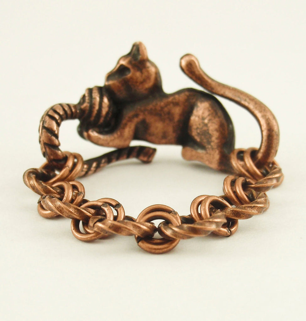 1 Cat S-Hook Clasp in Antique Copper, Antique Gold, Antique Silver or Gold Plated With 2 Matching Jump Rings - 100% Guarantee