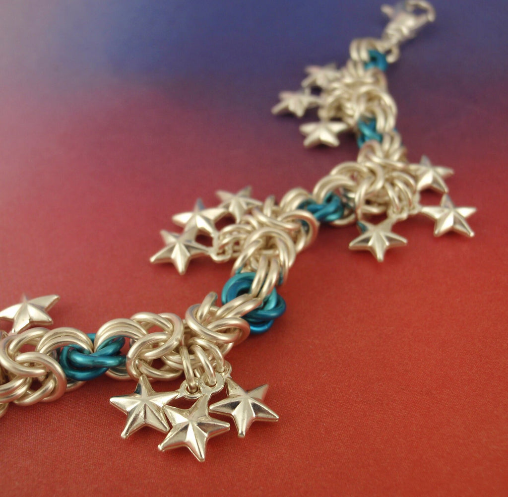 25 Silver Plated Star 6mm Drops - Traditional Five Point Style - 100% Guarantee