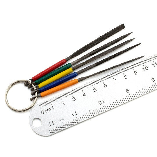 Steel File Set - 5 Different File Shapes - Basic or Advanced Metal Work