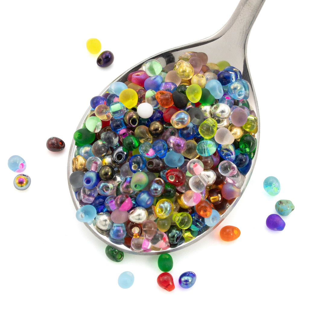 Miyuki Colorful Drop Glass Bead Mix - 100% Guarantee